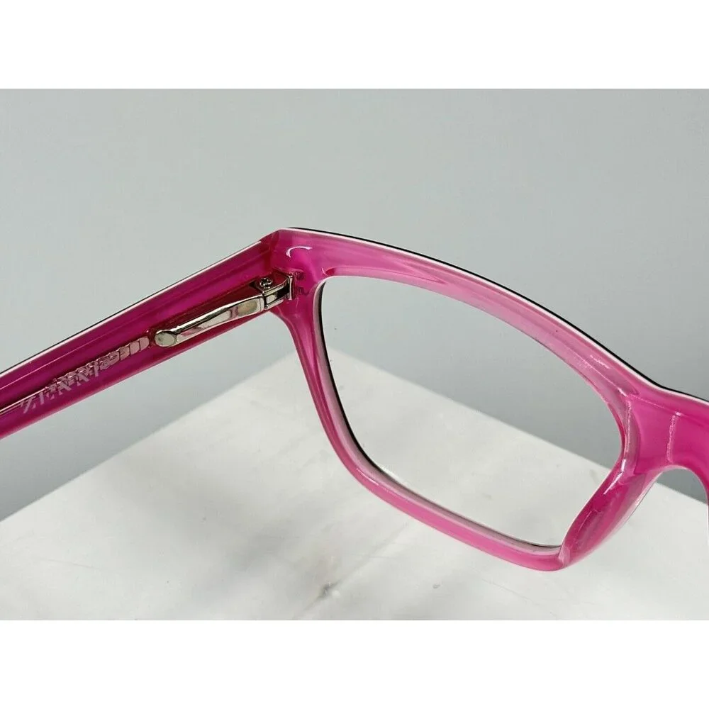 Zenni Kids’ Rectangle Glasses 669321 Mikayla Pink Black (LE-2)
